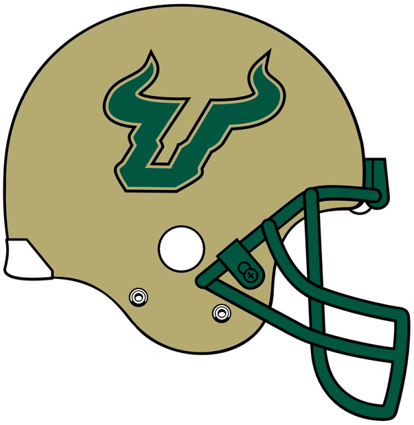 South Florida Bulls 2003-Pres Helmet Logo diy DTF decal sticker